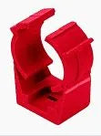 Abraçadeira Eletroduto Pvc Vermelha 1/2 " Pacote 10 Pecas E015530010 Wetzel
