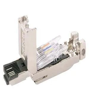 Conector Rj45 Macho Blindado 4 Polos Categoria 5 6GK1901 1BB10 2AE0 Siemens