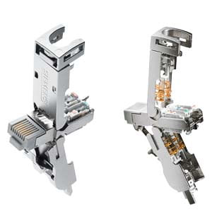 Conector Rj45 Ethernet Categoria 6A Cinza 4X2/180G 6GK19011BB122AA0 Siemens