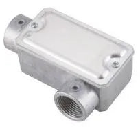 Condulete Alumínio LL 2.1/2" BSP Cinza Com Tampa Com Vedação 56104007 Tramontina