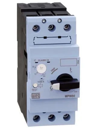 Disjuntor Motor Tripolar 40-50a 440VCA 65KA MPW803U050 WEG