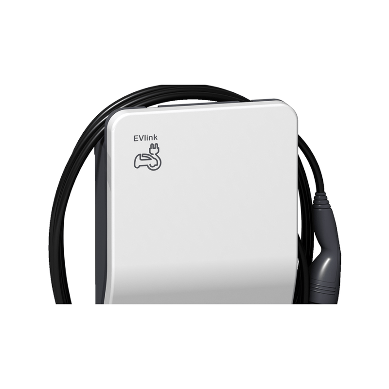Carregador Para Carro Elétrico Evlink Smart Wallbox 7,4KW 32A 220V 1P+N Com Cabo Tipo T2 Rfid EVB1A7PCRI - Schneider
