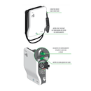 Carregador Para Carro Elétrico Evlink Smart Wallbox 7,4KW 32A 220V 1P+N Com Cabo Tipo T2 Rfid EVB1A7PCRI - Schneider