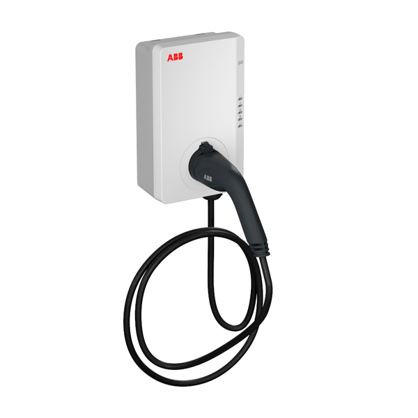 Carregador Para Carro Elétrico Terra Ac Wallbox 22KW 32A 380V 3P+N Com Cabo Tipo T2 Rfid 4G ABB6AGC082157 TACW22G5RC0 - ABB