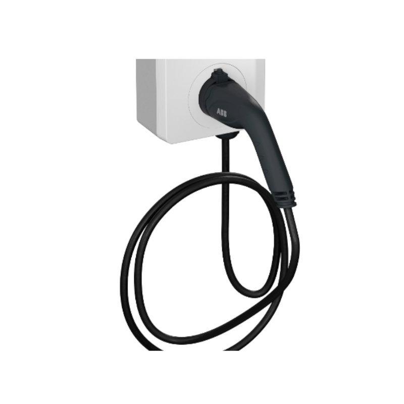 Carregador Para Carro Elétrico Terra Ac Wallbox 22KW 32A 380V 3P+N Sem Cabo Tipo T2 Rfid 4G ABB6AGC082154 TACW22SRC0 - ABB