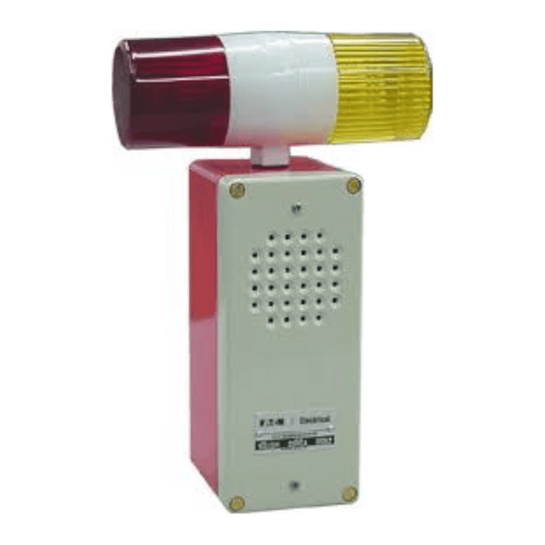 Sinalizador Audiovisual P/ Alarme 110/220 V Vermelho/Amarelo 80 Db 100201BV - EATON / MOELLER