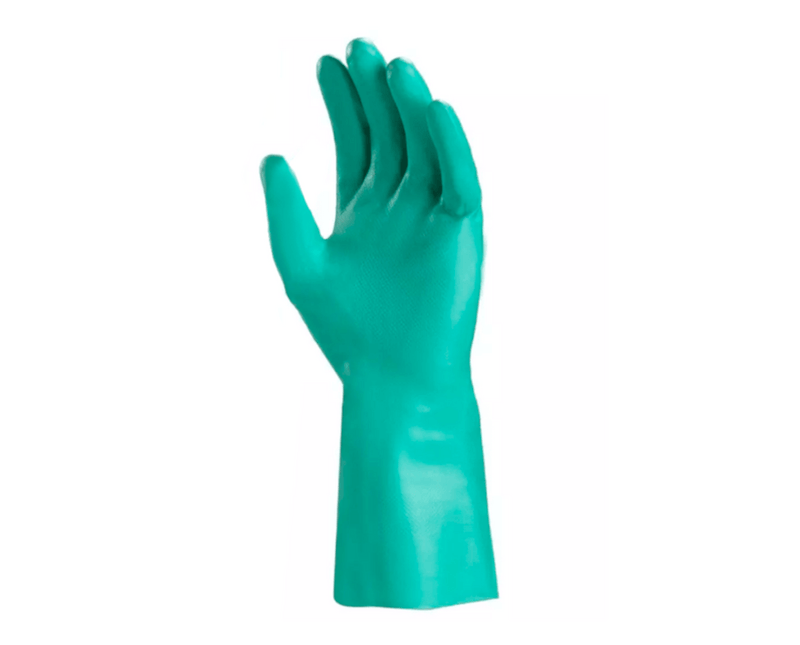 Luva Proteção Química Nitrílica Verde 330mm Nitrasolv DA36201 Tamanho G CA 25313 Danny