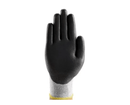 Luva Resistente A Corte Fibra Resistente A Corte Cinza/Preta Poliuretano EDGE 48701 Tamanho 10 CA 33859 Ansell