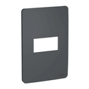 Placa 1 Posto 4X2" Black Orion S730101294 Schneider