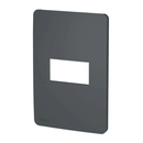 Placa 1 Posto 4X2" Black Orion S730101294 Schneider