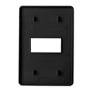 Placa 1 Posto 4X2" Black Orion S730101294 Schneider
