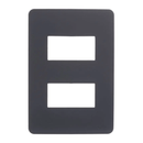 Placa 2 Horiz Sep 4X2" Black Orion S730121294 Schneider