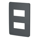 Placa 2 Horiz Sep 4X2" Black Orion S730121294 Schneider