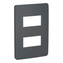 Placa 2 Horiz Sep 4X2" Black Orion S730121294 Schneider