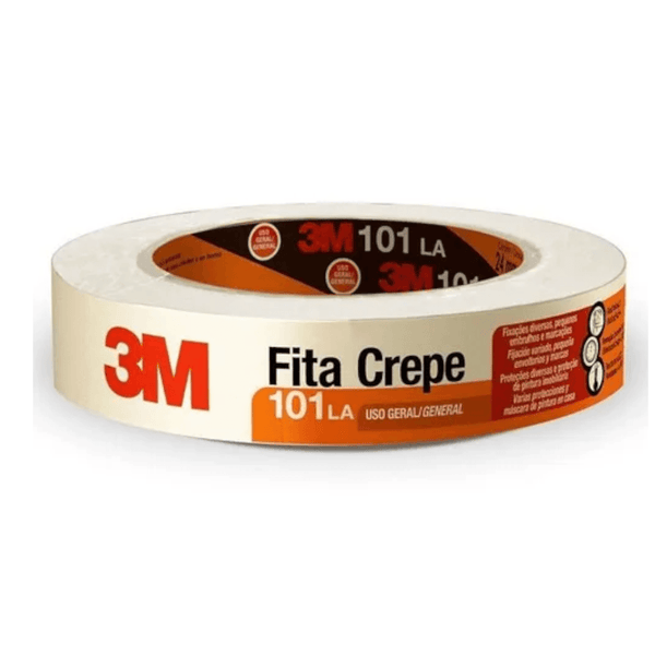 Fita Crepe 101LA 24mm x 50M HB004572374 3M