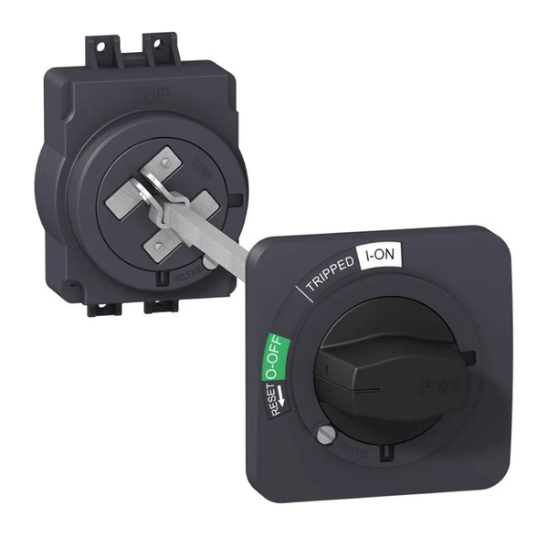 Acessório Manopla Rotativa Prolongada Preta Preta Disjuntor Ezc100 EZAROTE Schneider