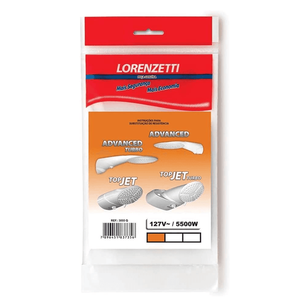 Resistencia Aquecimento Chuveiro 5500 W 127v - 3055Q - Lorenzetti