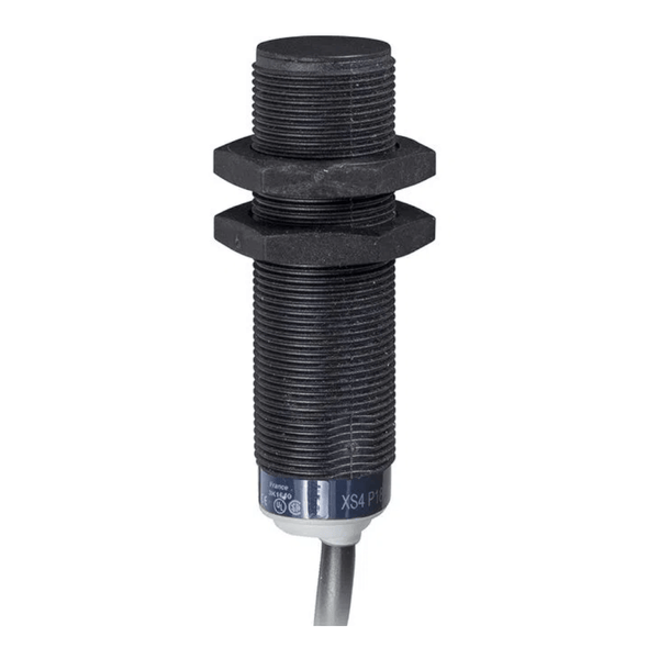 Sensor Indutivo Plástico 2 Fios/Na 24A 240Vca 8Mm Cabo 2000 Mm XS4P18MA230 Telemecanique