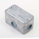 Condulete Metálico Multiplo Alumínio X 1" Com Tampa Sem Pintura Parafuso + 2 Tampões E002600040 Wetzel