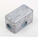 Condulete Metálico Multiplo Alumínio X 1" Com Tampa Sem Pintura Parafuso + 2 Tampões E002600040 Wetzel