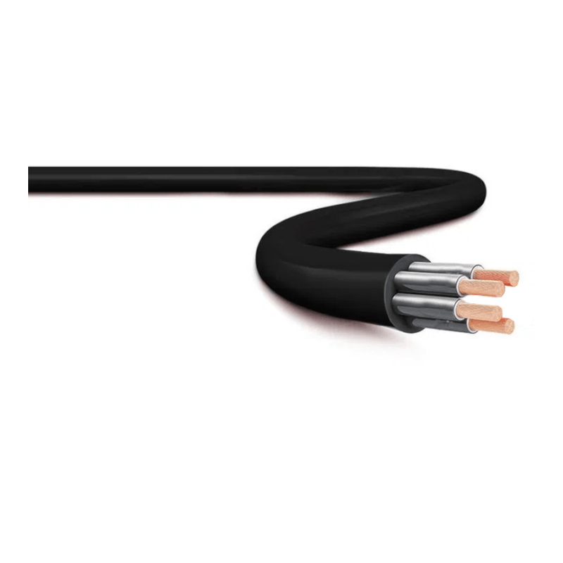 Cabo Controle 1KV 70 Graus Celsius PVC/A C/Blind 4X6mm Preto 160CMPVCAST104CL5B1FRPT Belden Poliron