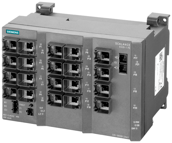 Switch Gerenciador 20P Rj45 6GK53201BD002AA3 Siemens