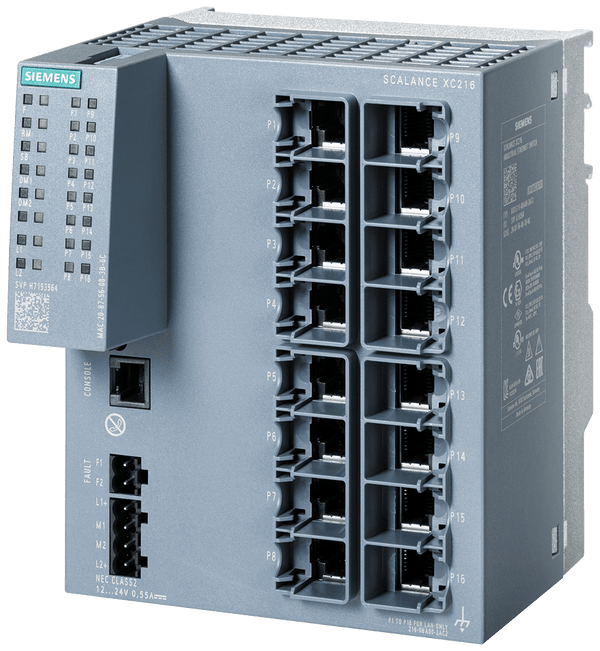 Switch Ethernet 16P Rj45 6GK52160BA002AC2 Siemens