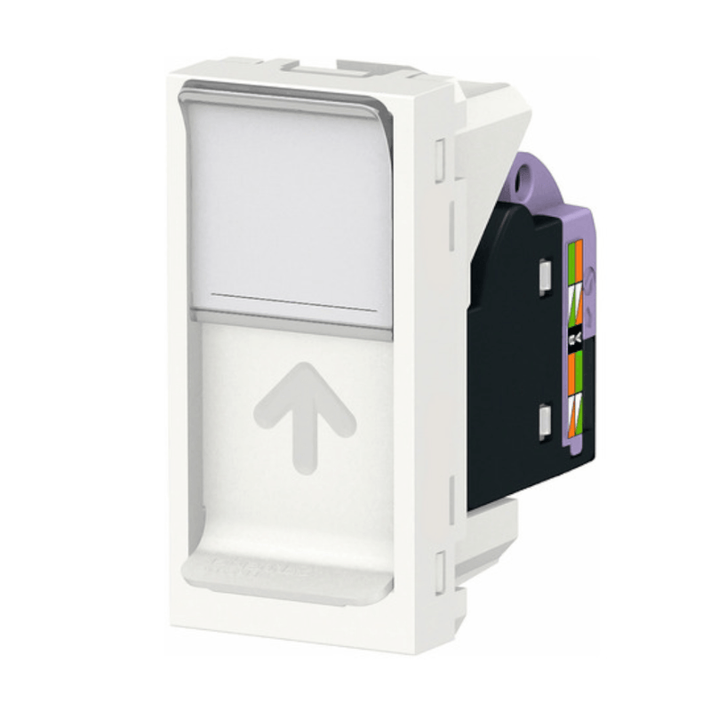 Módulo Tomada Rede Telefonia Encaixe Rj45 6 Branca S70540104 Schneider