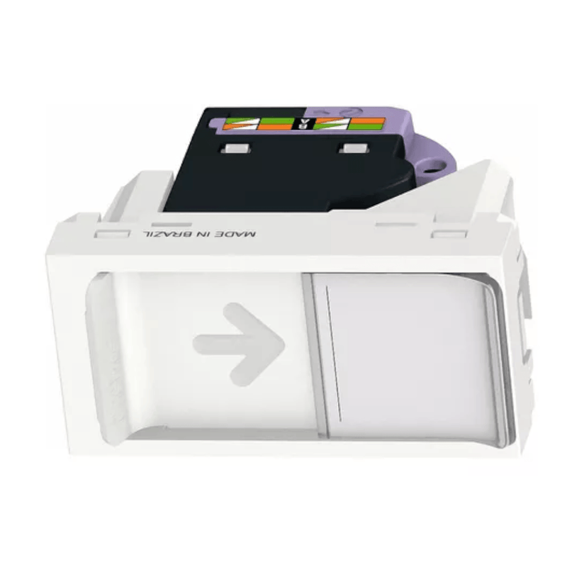 Módulo Tomada Rede Telefonia Encaixe Rj45 6 Branca S70540104 Schneider