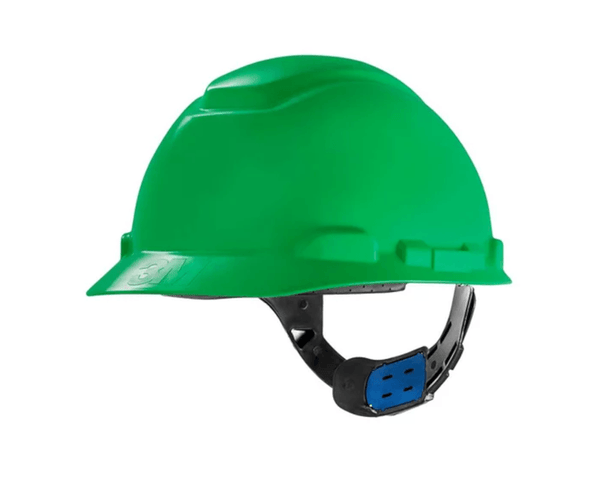 Capacete Aba Frontal Verde com Suspensão e Jugular H 700 HB004570949 3M