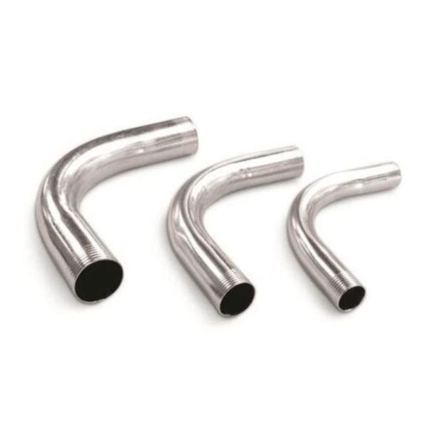 Curva Metálica Eletroduto 90 Graus Aço Carbono Pré Galvanizado Leve Sch40 BSP 1" 2271 Elecon