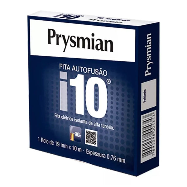 Fita Isolante I10 Auto fusão Preta Até 69Kv 19Mm 10M 18180021 Prysmian