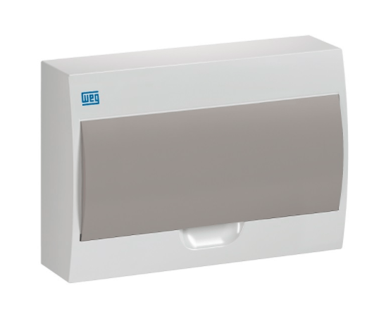 Quadro Distribuição Bc/Fum Sobrepor 12 Disjuntor QDW0212FS WEG