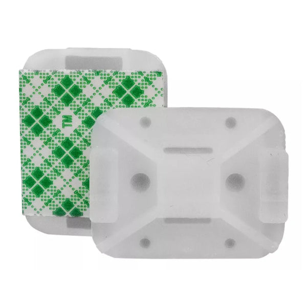 Fixador Auto Adesivo Uso Com Abraçadeira Poliamida Incolor 25 X 32 mm LKCS/A Hellermann