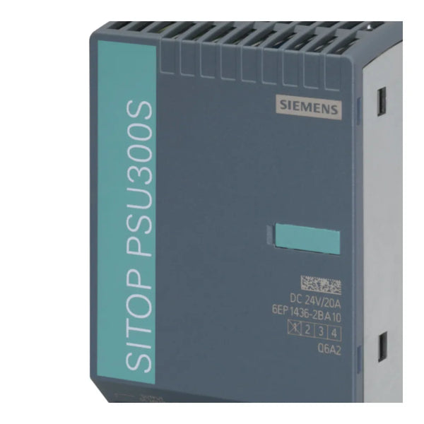 Fonte De Alimentação Estabilizada Trifásico 24V 20A Sitop Psu300s 6EP14362BA10 Siemens
