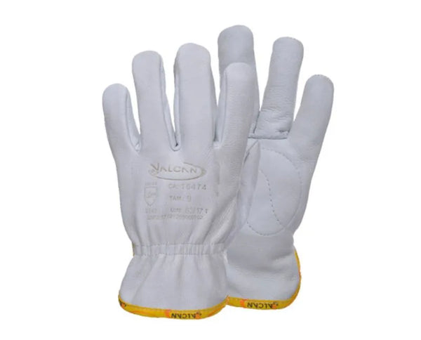 Luva Petroleira Vaqueta com Elástico 25cm VT200 Tamanho 10/11 G CA 16474 Valcan