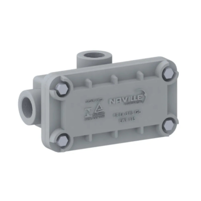 Condulete Alumínio T 1" BSP Cinza Com Tampa EWR115T3B Naville