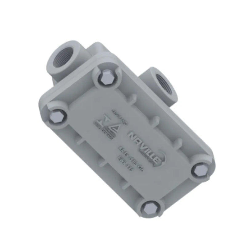 Condulete Alumínio T 1" BSP Cinza Com Tampa EWR115T3B Naville