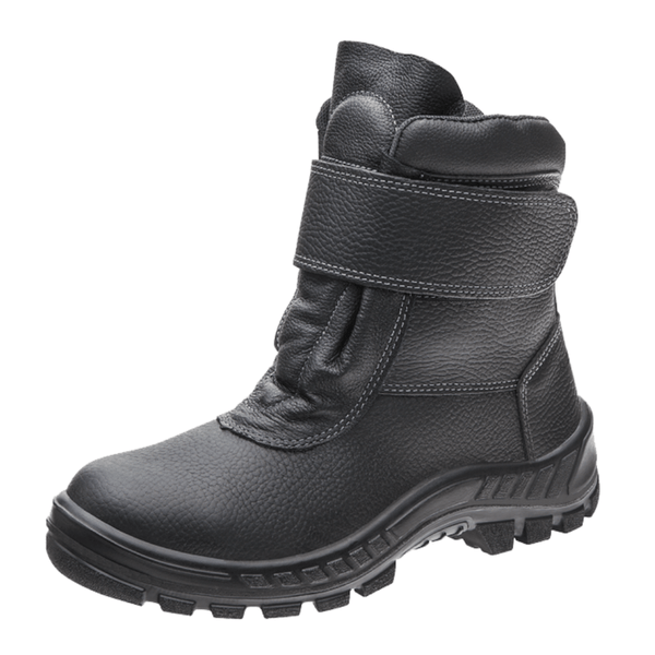 Coturno Preta Bico De Aço Velcro 60C32ESCA Tamanho 40 CA 12590 Marluvas