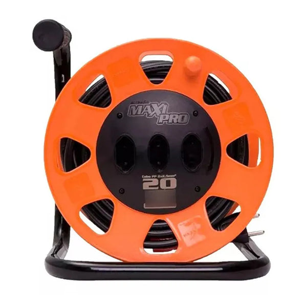 Extensão Elétrica Carretel 250V 20A Macho 3 Tomadas Na Saida 20M DN1544 Daneva Legrand