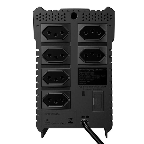 Estabilizador 127/220V S115V 6 Tom 500Va 0016620 SMS