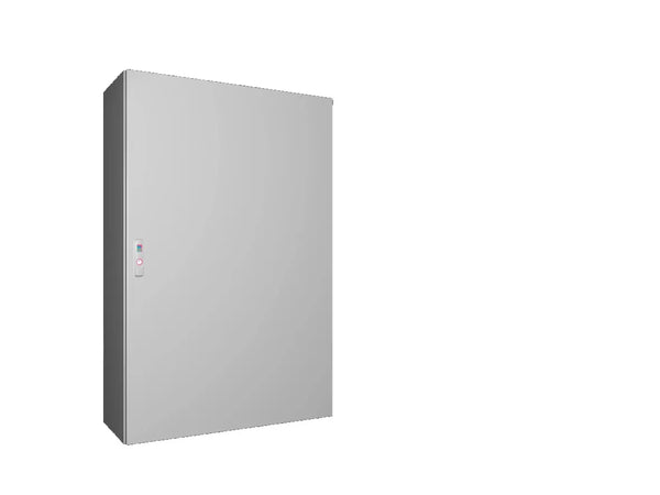 Quadro Comando Sobrepor Aço Pintado Cinza 7035 IP66 1 Porta 1200x800x300mm 12800 Rittal