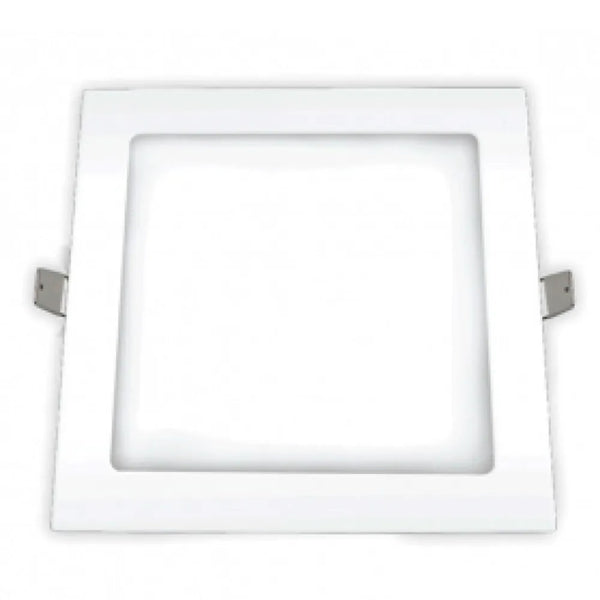 Luminaria LED Plafon Quadrado Embutir Branca Bivolt 2700K 36W Fa 03203A Ourolux