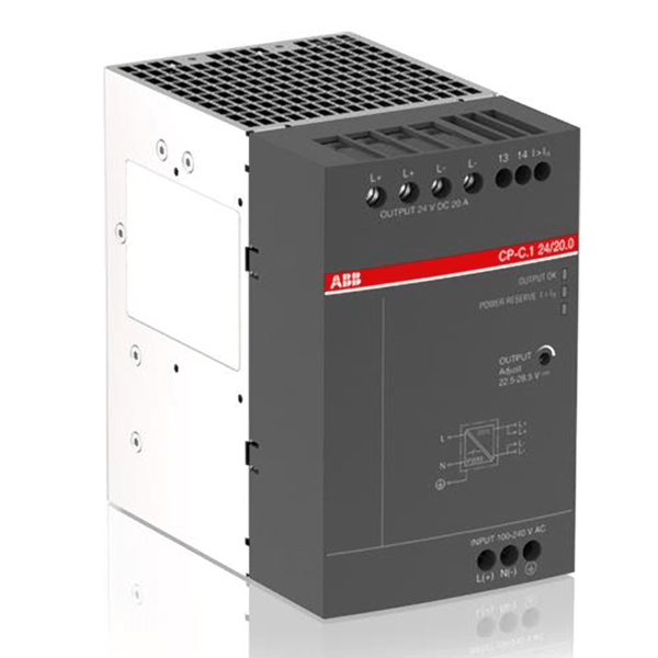 Fonte De Alimentação Chaveada 85 350V 24Vcc 20A Cpc124200 ABB