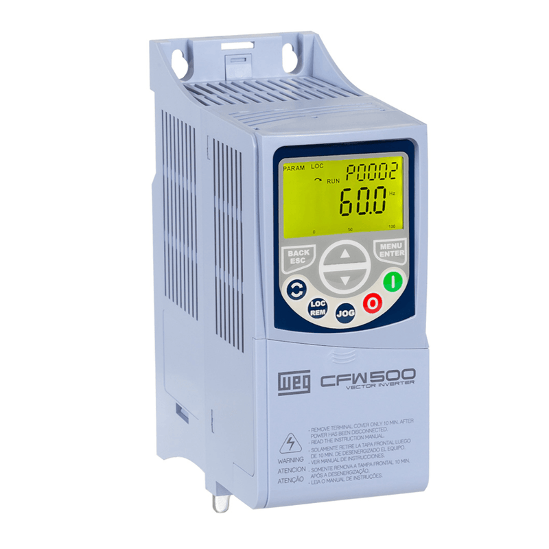 Inversor Trifasico 380-480V 4,3A 2Cv Cfw500A04P3T4Nb20G2 Cfw500A04P3T4Nb20G2 WEG