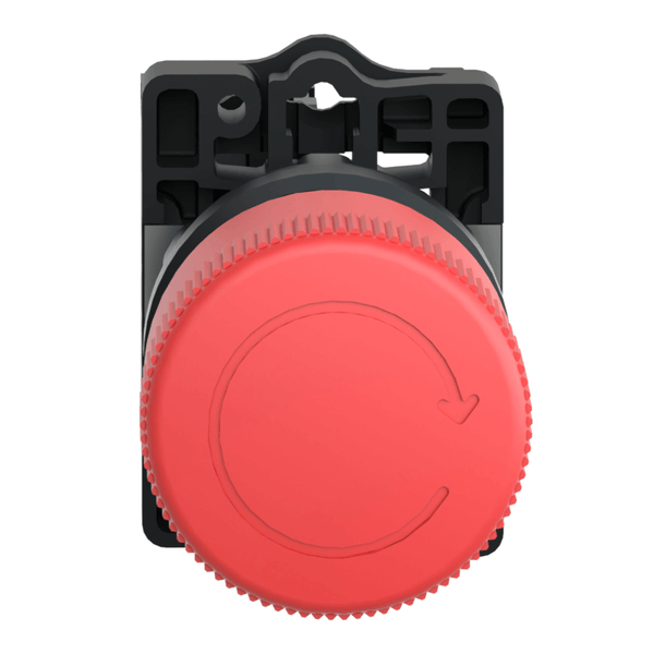 Botão 22mm Plástico Cogumelo 30mm Vermelho XA2ES442 Schneider