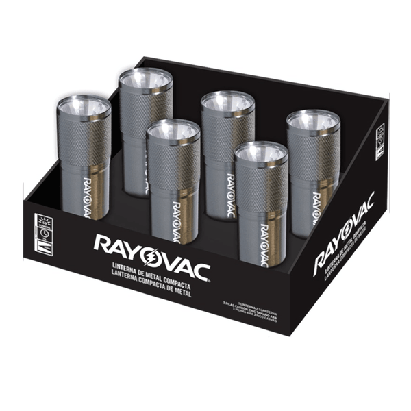Lanterna Metálica LED 3 Pilhas AAA 18 Lumens ROVMLHV326H Rayovac