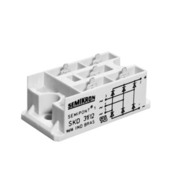 Ponte Retificadora 31A 1600V SKD3116 Semikron