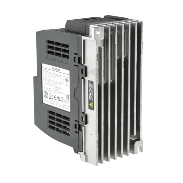 Inversor de Frequência Monofásico 200-240v 2,3a 0,37kw Sinamics V20 6SL32105BB137UV1 Siemens