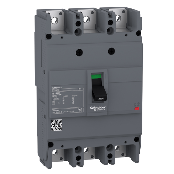 Disjuntor Caixa Moldada Tripolar 380V 125A EZC250N3125 Schneider